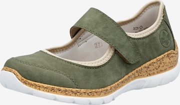 Rieker Ballerina in Green: front