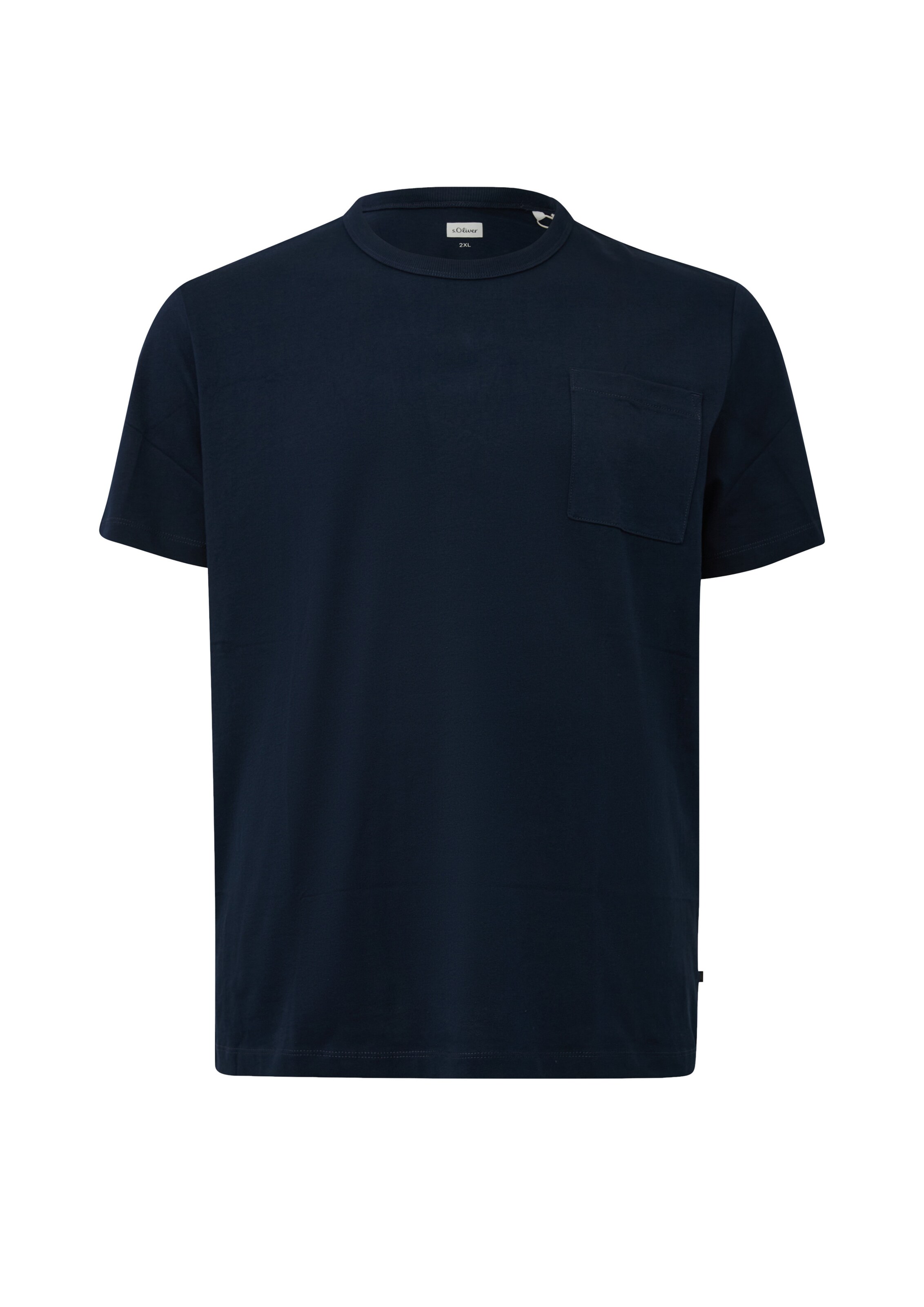T-Shirt s.Oliver Men Big Sizes en bleu : devant