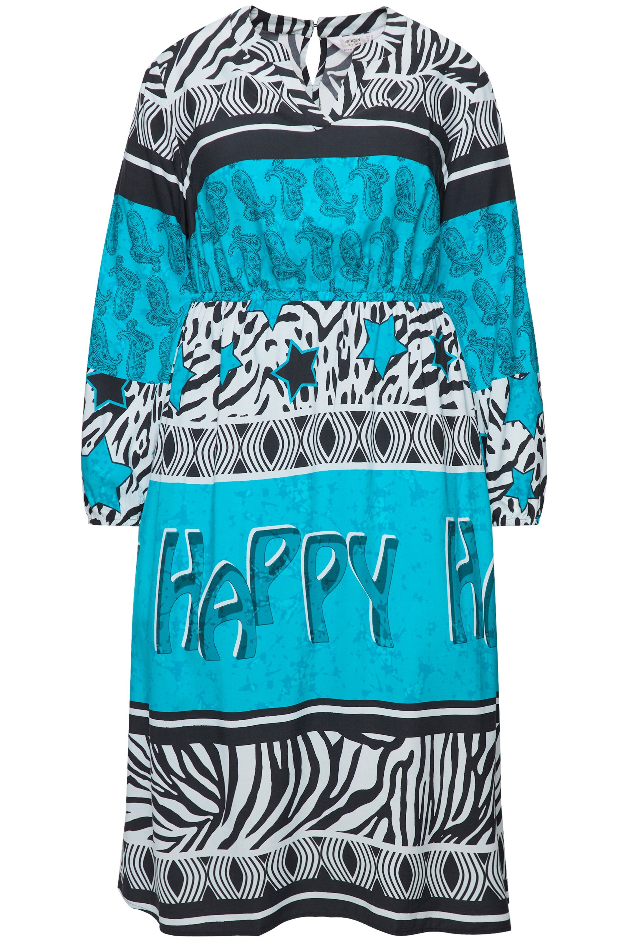 Angel of Style Blousejurk in Blauw: voorkant