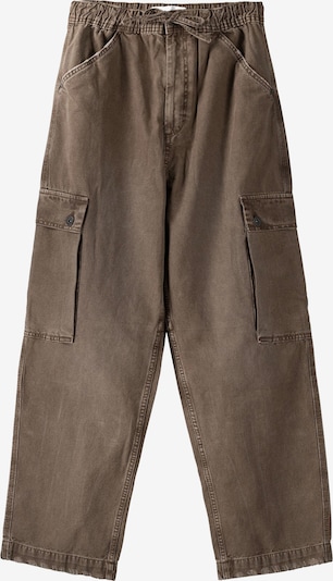 Pantaloni cu buzunare Bershka pe maro, Vizualizare produs