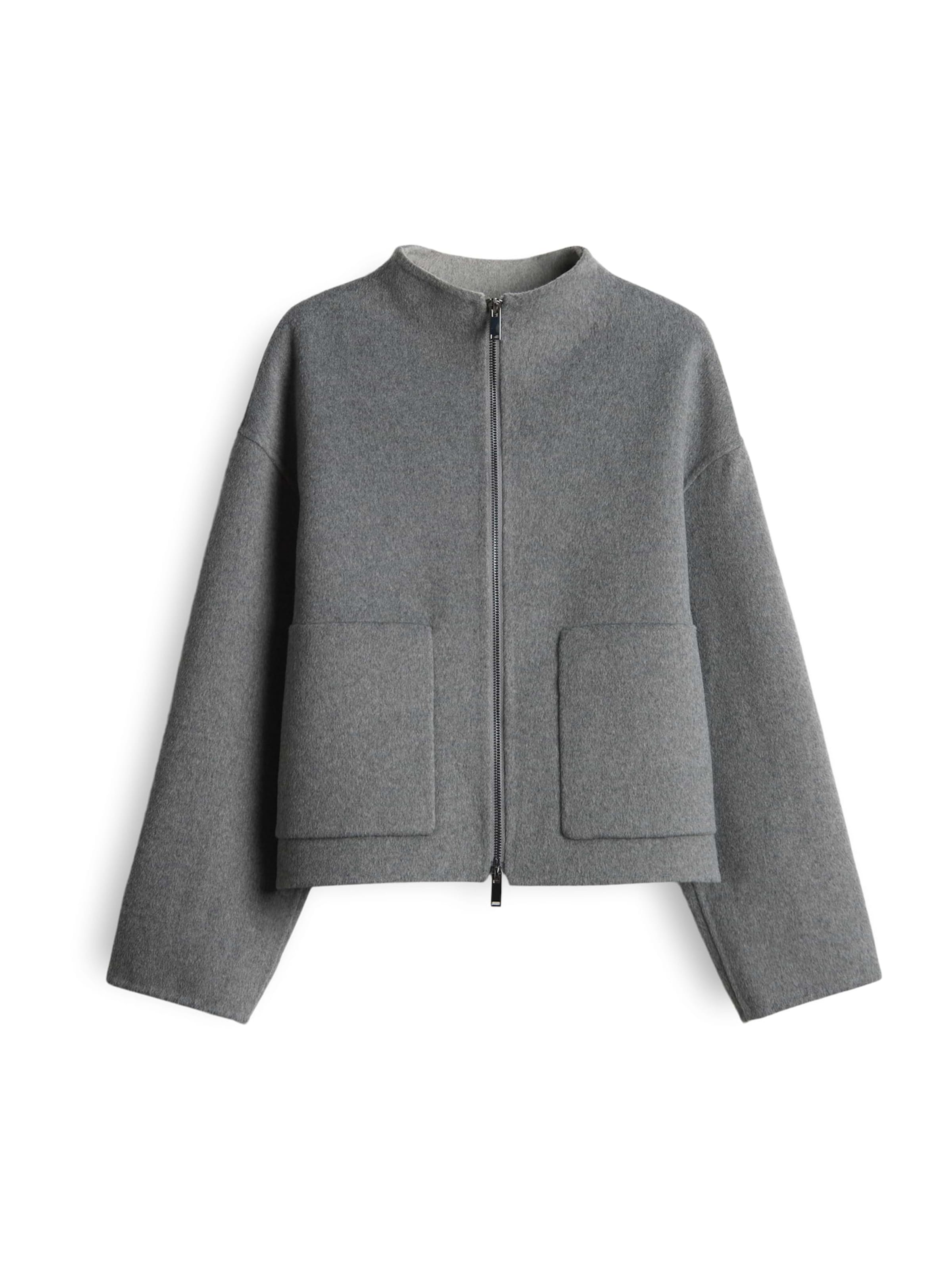 OPUS Jacke 'Helisa' in Grau: Vorderseite