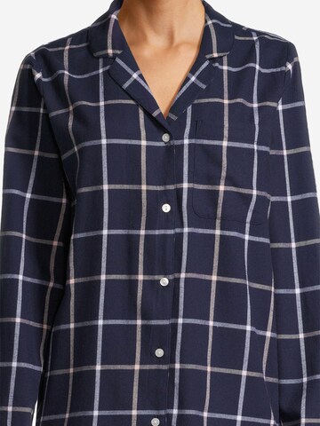 SEIDENSTICKER Nightgown 'Classic Flanell' in Blue