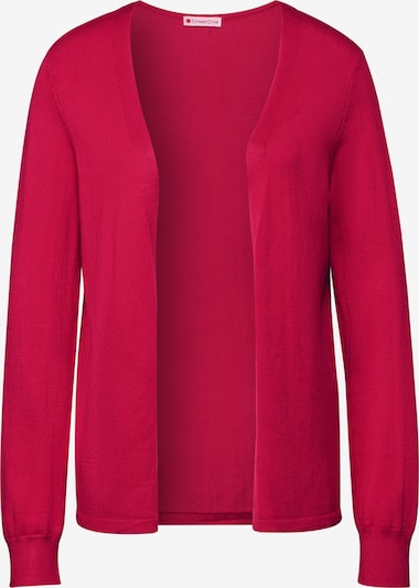 STREET ONE Offener Cardigan in beere, Produktansicht