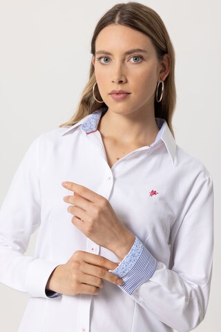 Camicia da donna 'NIHAN' di DENIM CULTURE in bianco