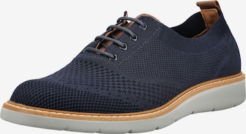 Scarpa stringata sportiva di IGI&CO in blu: frontale