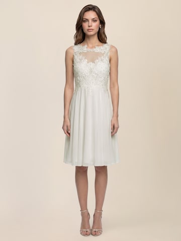 APART Cocktail Dress in Beige: front