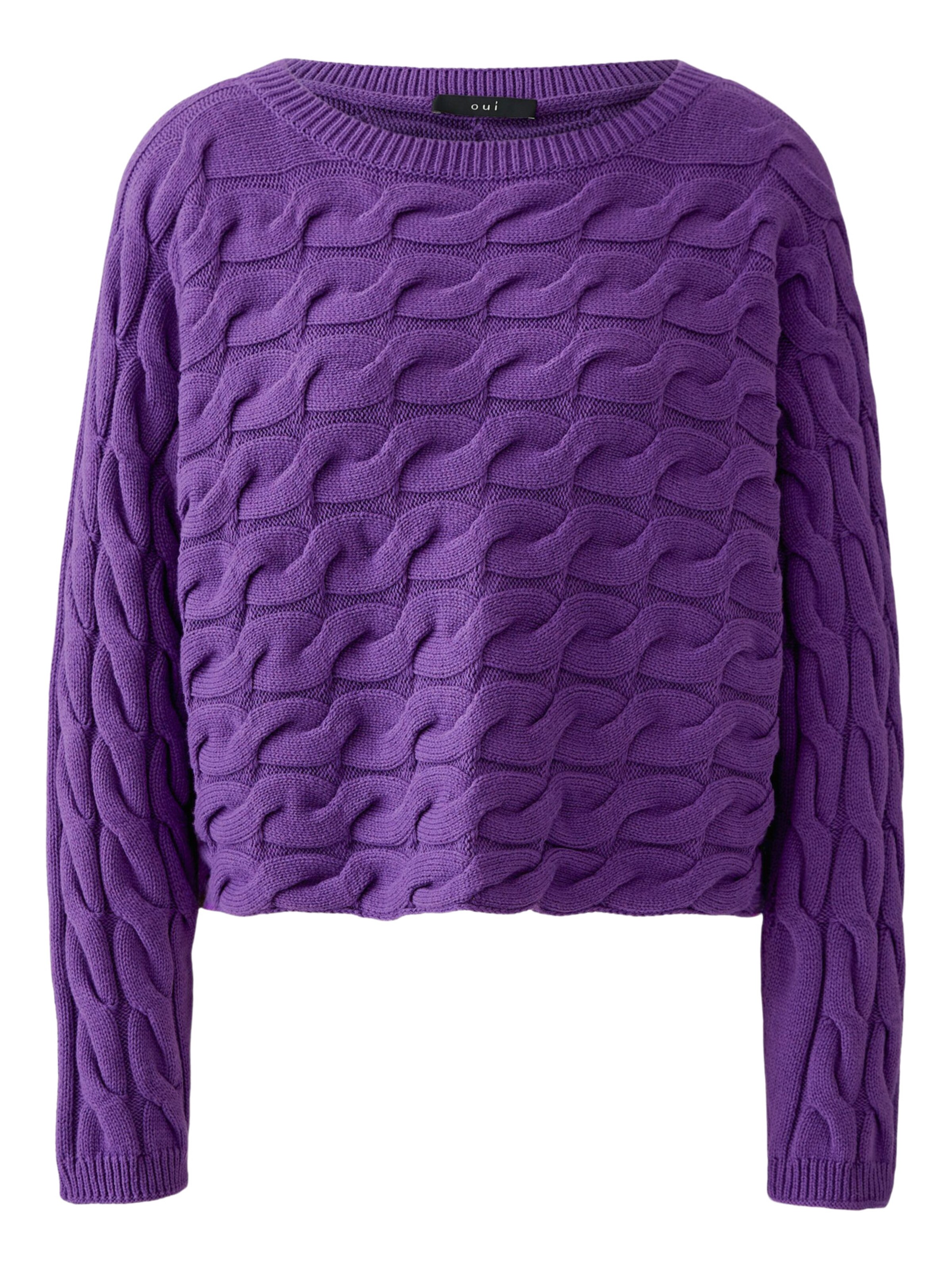 OUI Sweater 'Sirah' in Purple: front