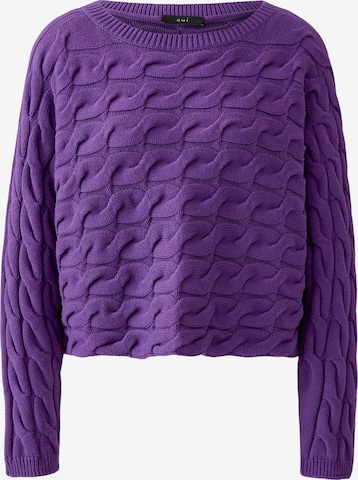 OUI Sweater 'Sirah' in Purple: front