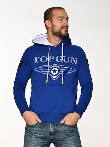 TOP GUN Sweatshirt in Blau: Vorderseite