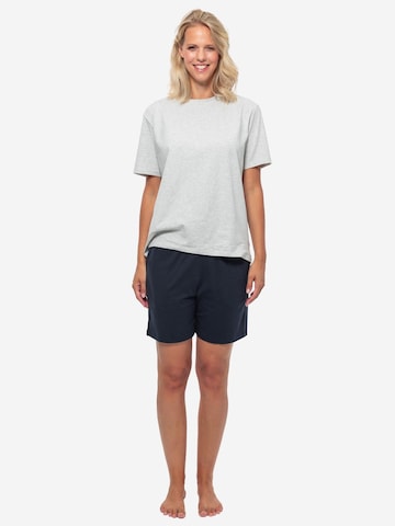 SCHIESSER Pyjama 'Organic Cotton' in Blauw