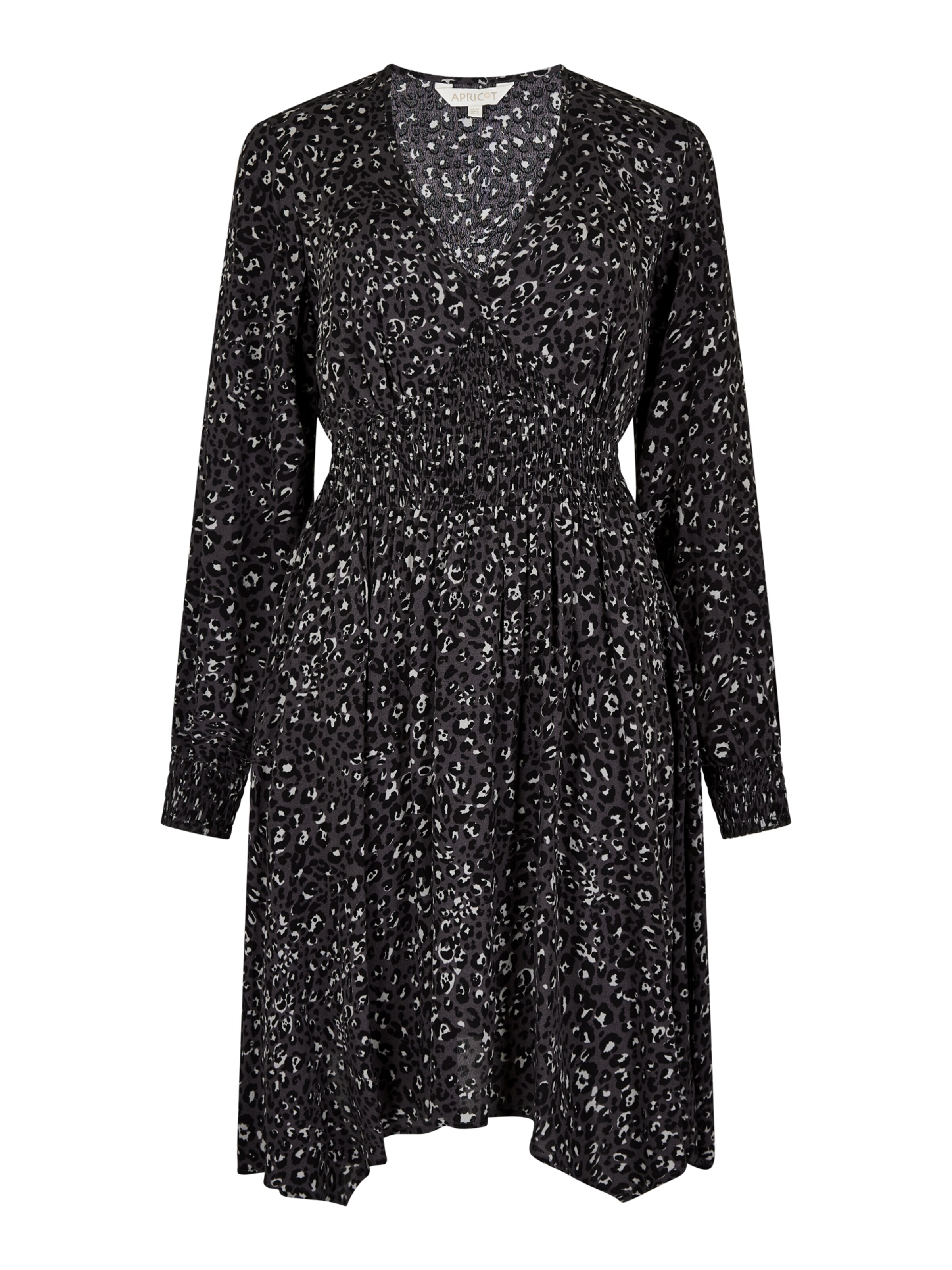 Robe Apricot en gris : devant