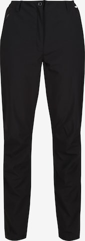 REGATTA Regular Outdoor Pants 'Dayhike IV' in Black: front