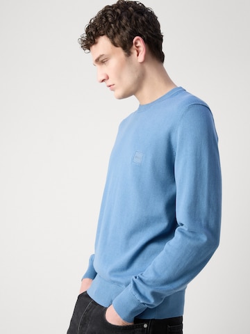 BOSS Sweater 'Kanovano' in Blue