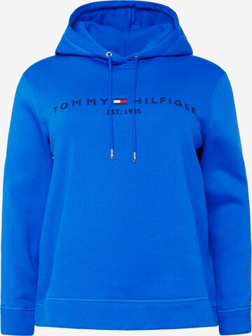 Felpa di Tommy Hilfiger Curve in blu: frontale