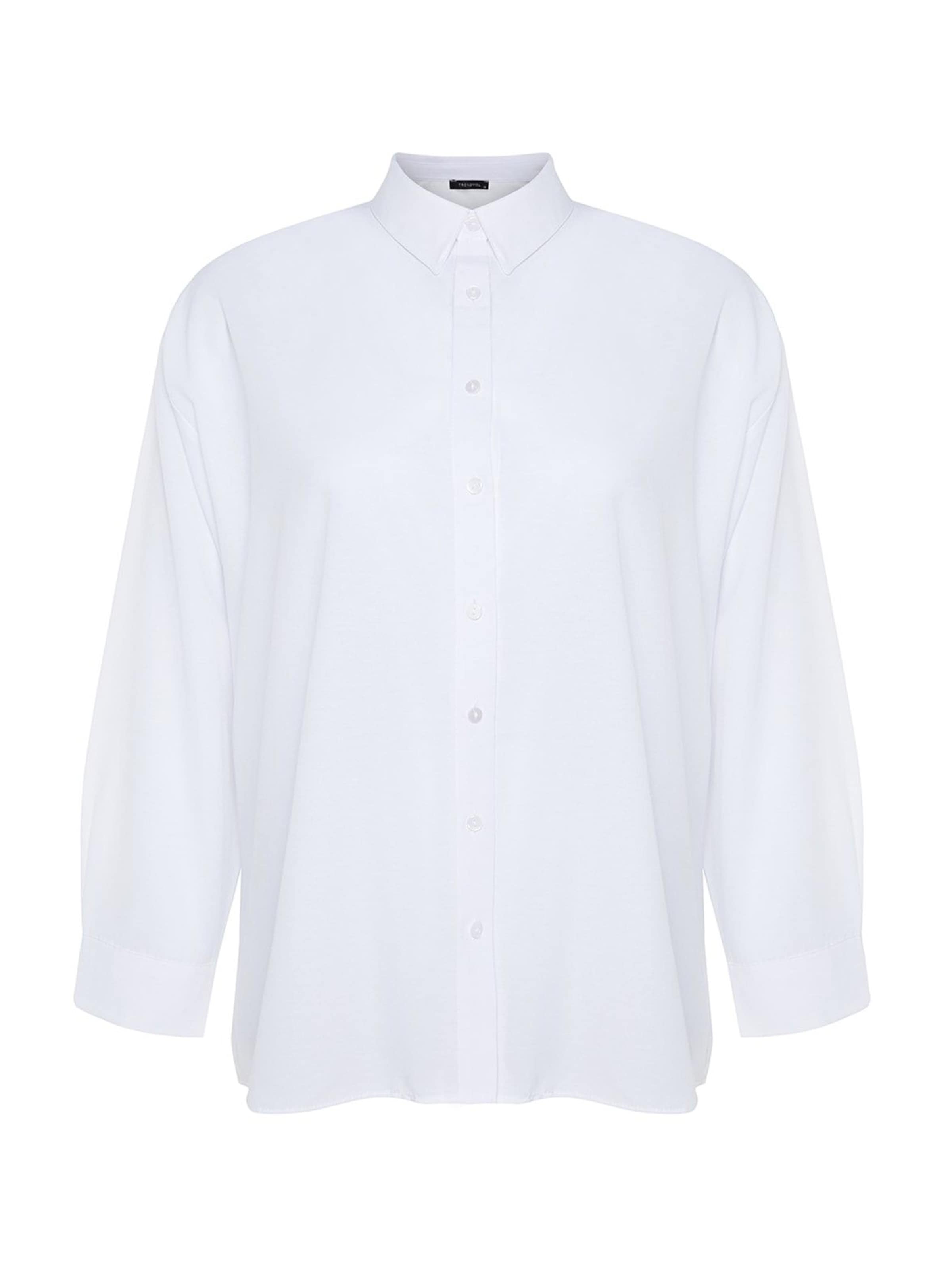 Trendyol Curve Blouse in M in Off white, Item view