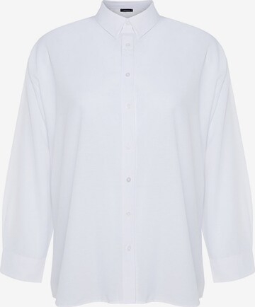 Trendyol Curve Bluzka w kolorze biały: przód