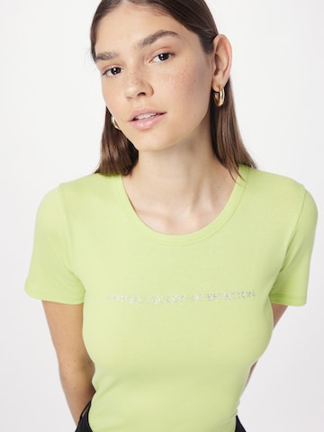 T-shirt UNITED COLORS OF BENETTON en vert