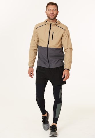 ENDURANCE Athletic Jacket 'Hugoee' in Beige