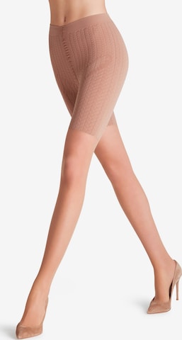 FALKE - Leotardos finos en beige: frente