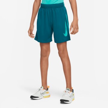 NIKE Loose fit Sports trousers in Blue: front