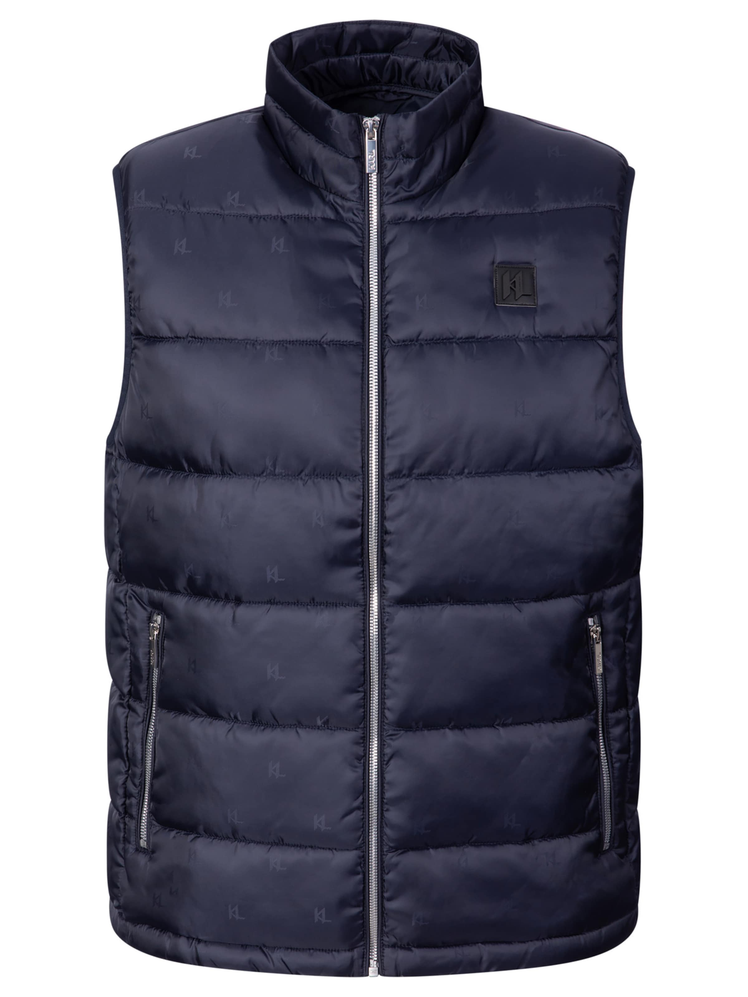 Karl Lagerfeld Vest in Blue: front