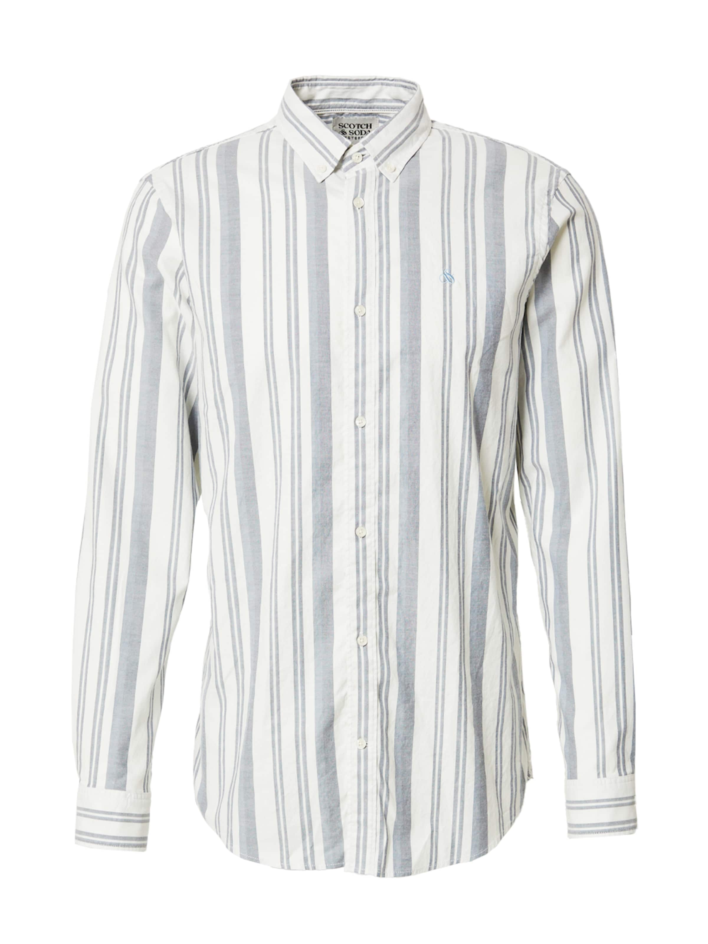 SCOTCH & SODA Regular fit Overhemd 'Essential' in Beige: voorkant