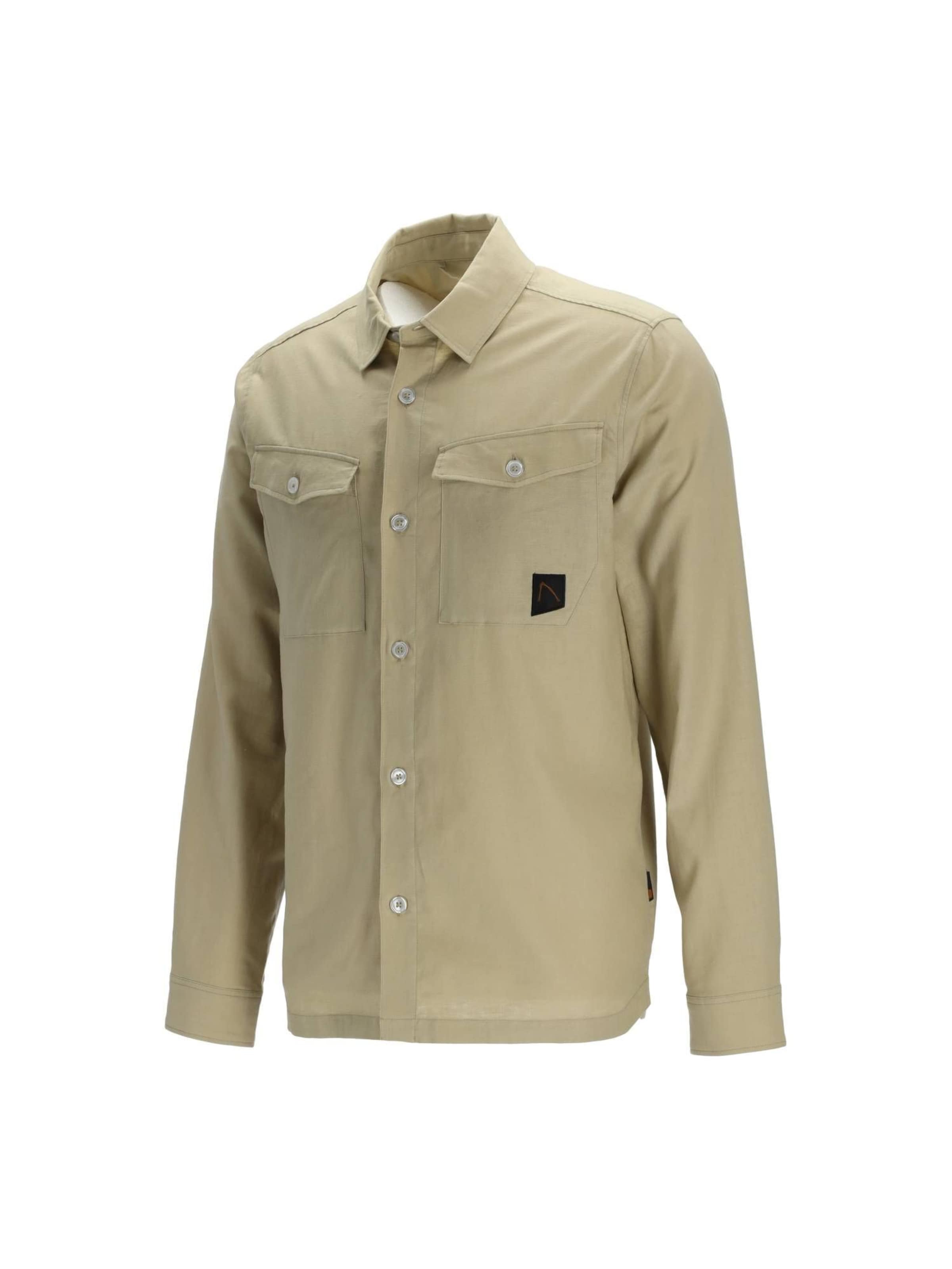 CHASIN' Regular Fit Hemd 'Stryke' in Beige