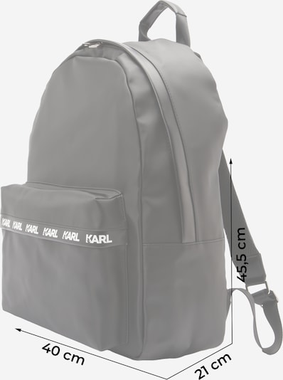 Karl Lagerfeld Reppu koossa One Size värissä musta / valkoinen, Tuotenäkymä