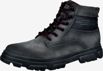 bugatti Schnürboots in Grau: Vorderseite