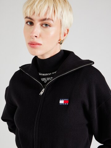 Tommy Jeans Strickjacke in Schwarz