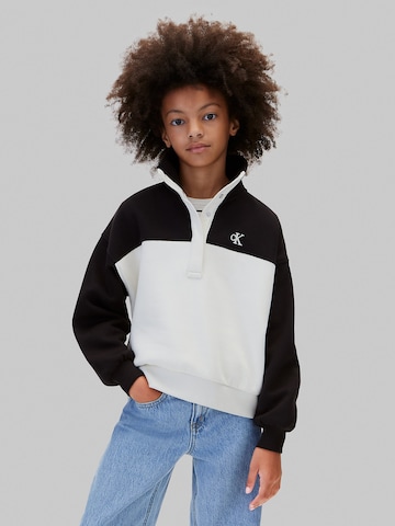 Calvin Klein Jeans Szabványos Tréning póló - bézs: elől