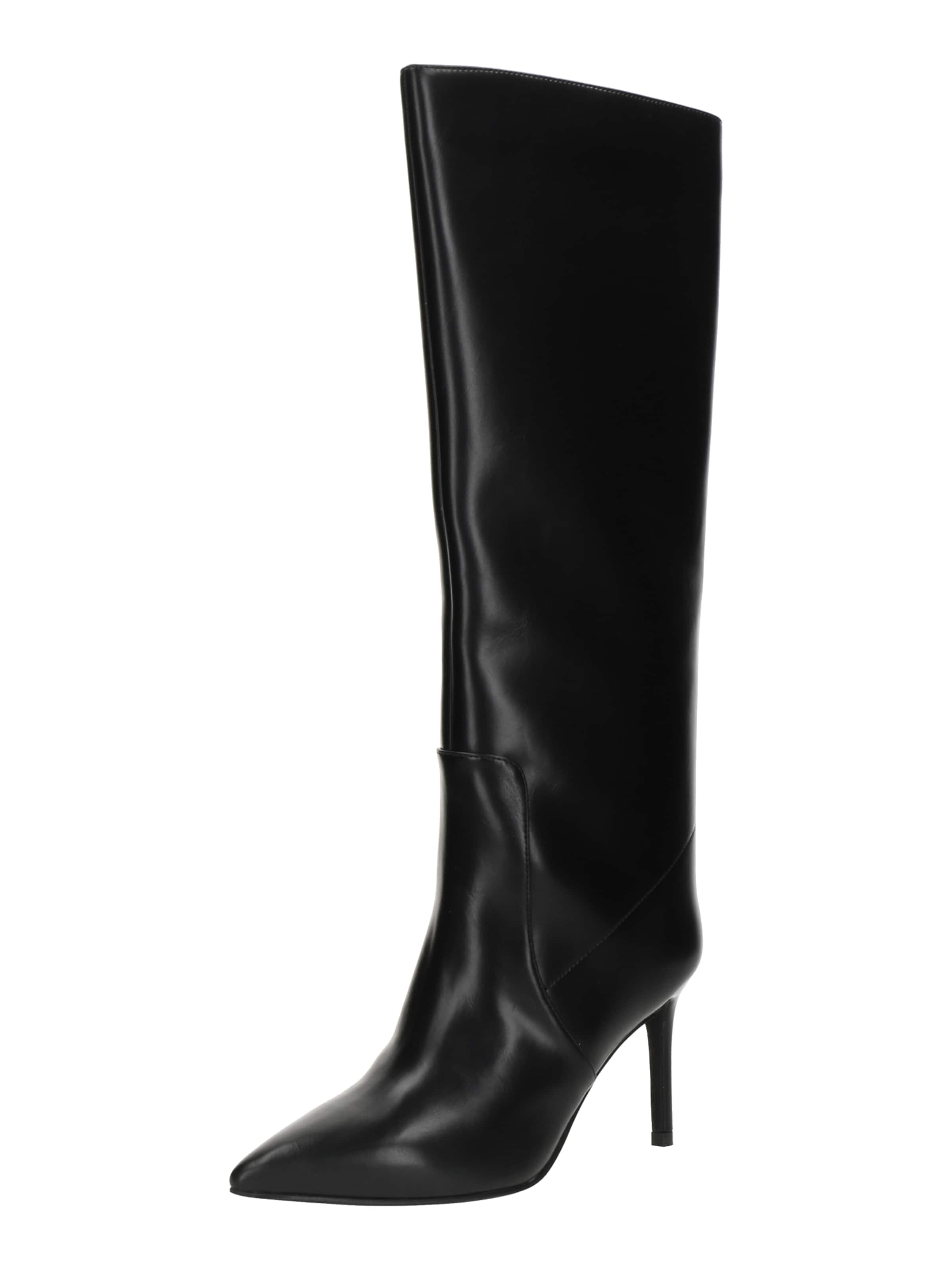 Jeffrey Campbell Stiefel 'Arsen' in Schwarz: Vorderseite