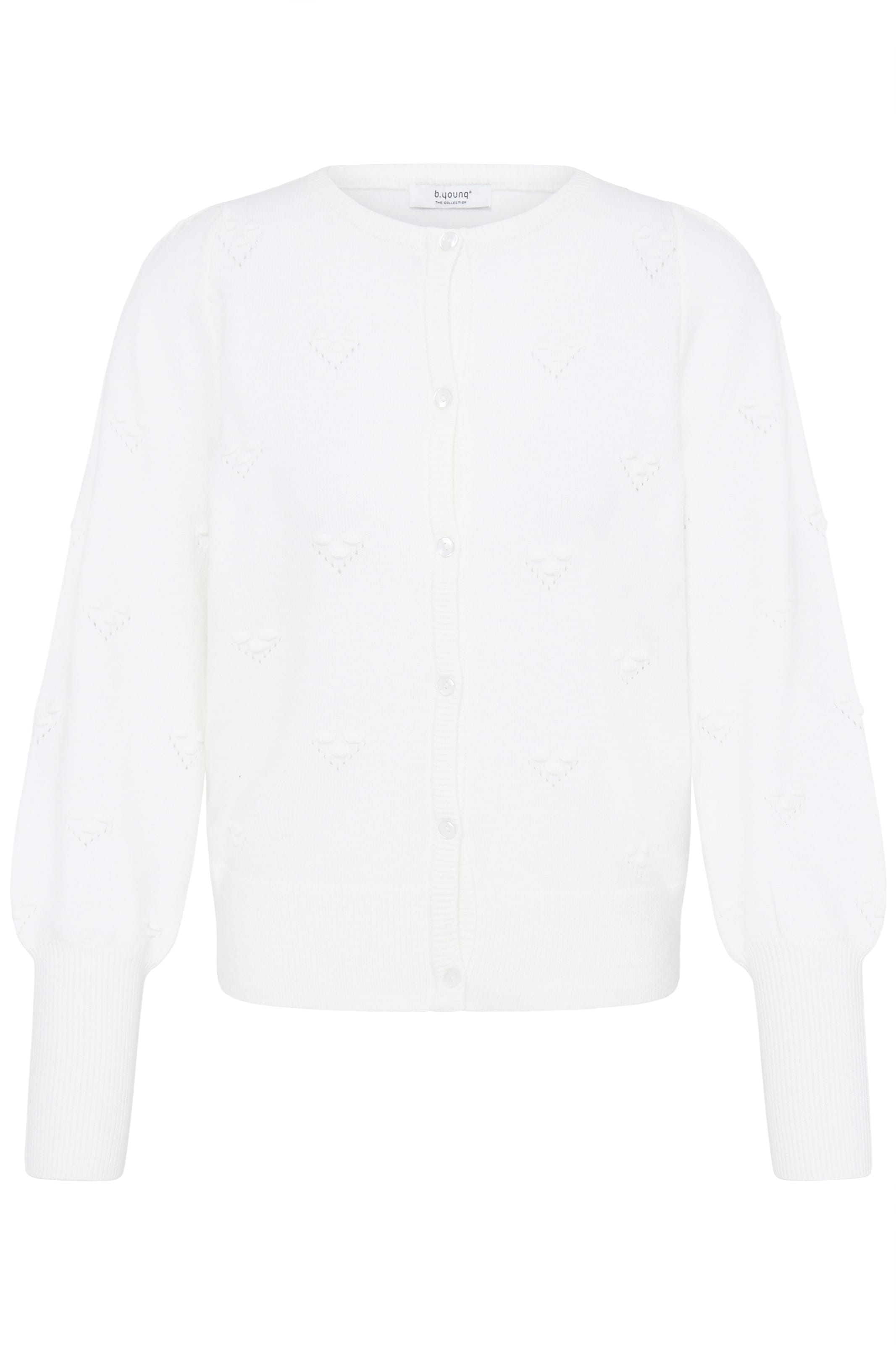 b.young - Cárdigan 'BYMANINA' en blanco: frente