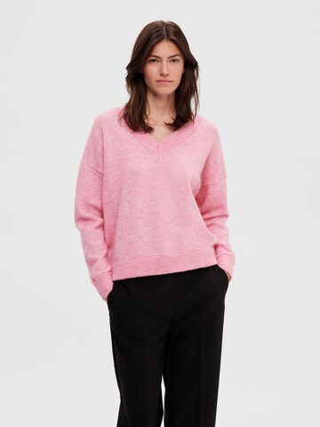 SELECTED Pullover 'Maline' i lilla: forside
