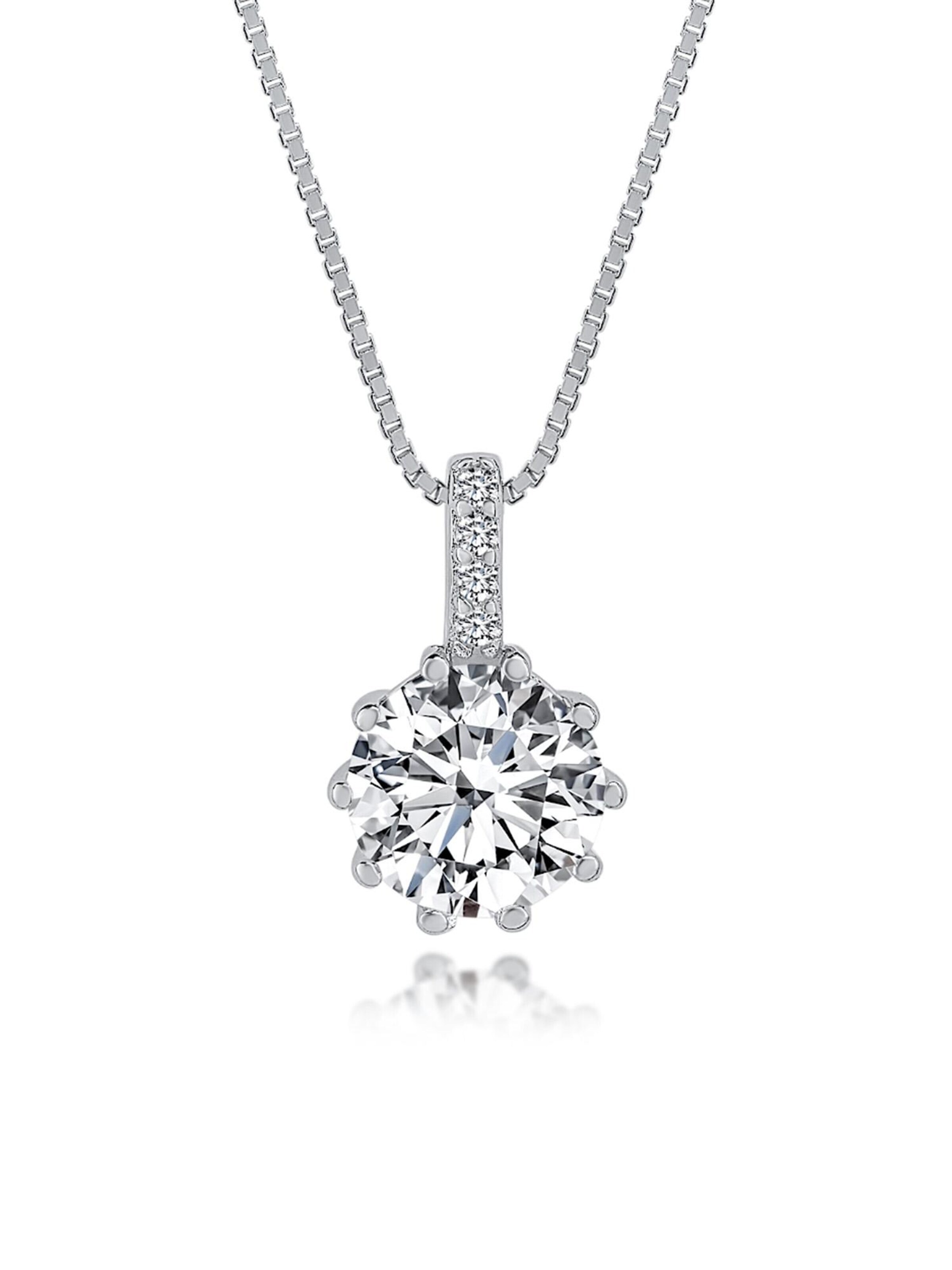 DANIEL CLIFFORD Necklace 'Beth' in Silver: front