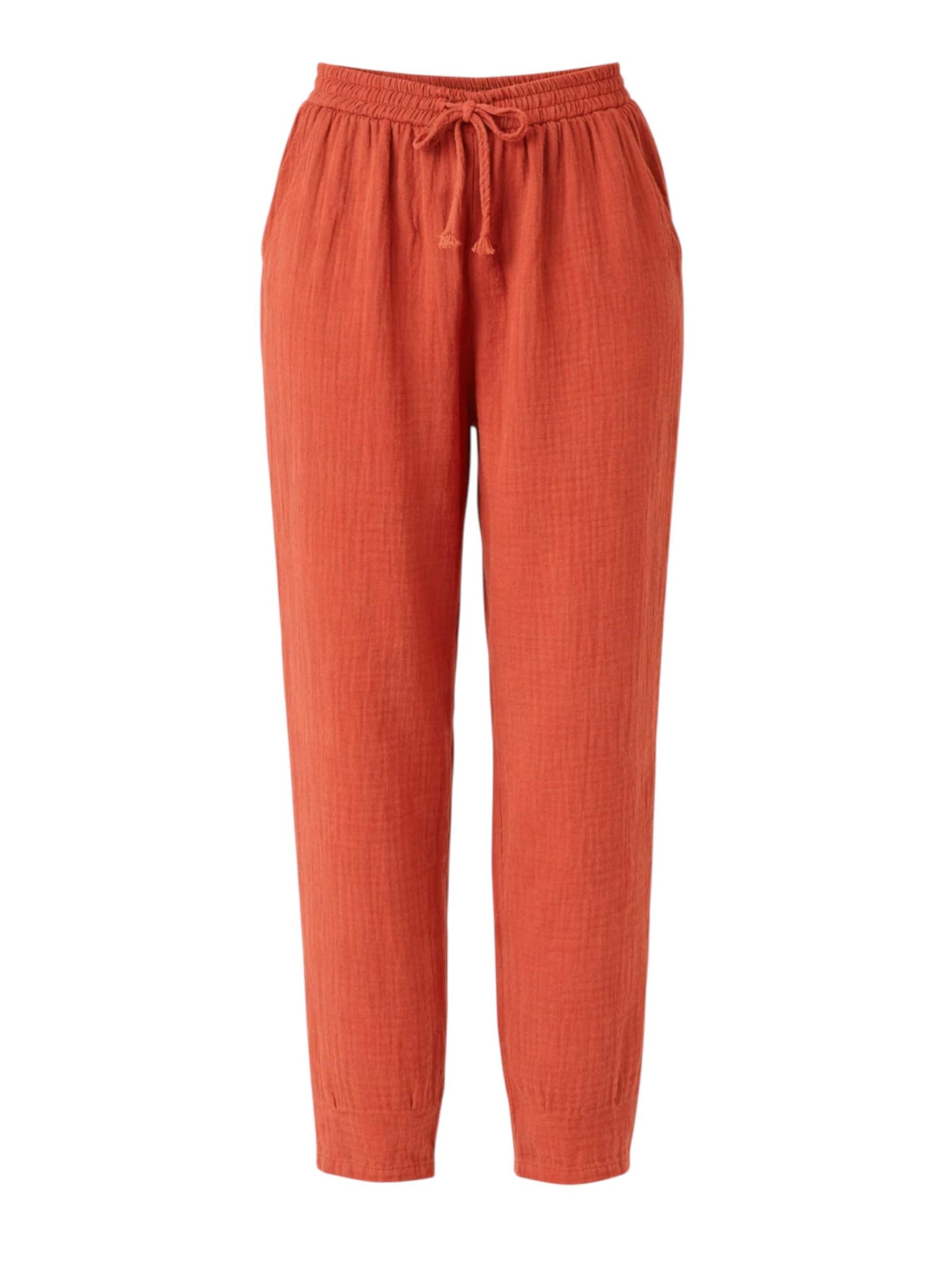 WENOR Wide Leg Bukser 'Eluna' i rød: forside