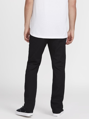 Volcom Regularen Chino hlače 'Frickin Modern Stret' | črna barva