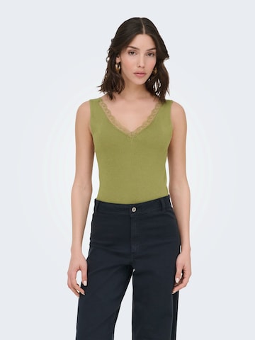 Tops en tricot 'JDYNANNA' JDY en vert : devant
