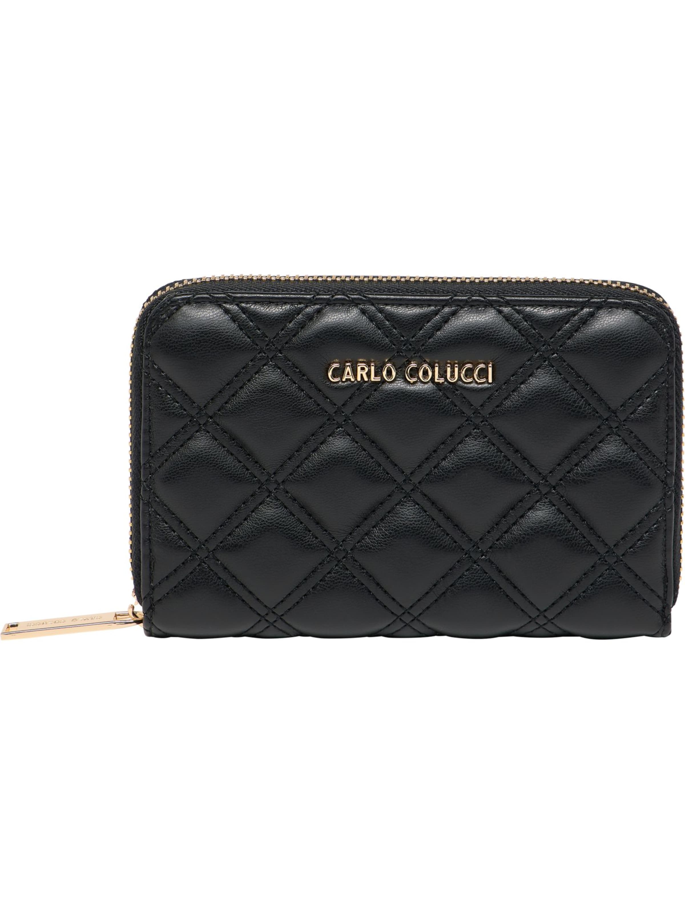 Carlo Colucci Portemonnaie 'Falkner ' in Schwarz: Vorderseite