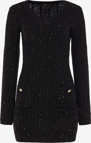 Robe faina en noir : devant