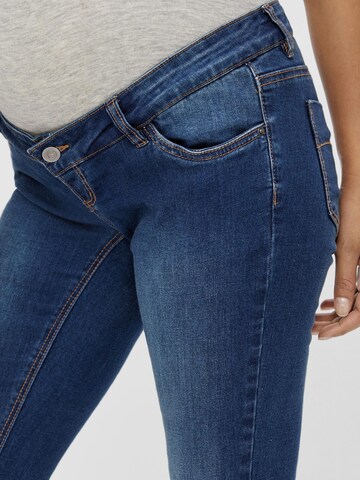 MAMALICIOUS Slimfit Jeans 'Mllola' in Blau