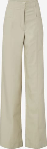 Calvin Klein Wide leg Pantalon in Beige: voorkant