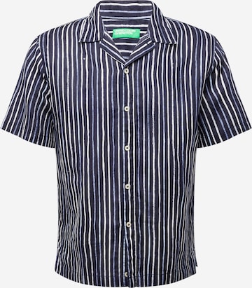 Regular fit Camicia di UNITED COLORS OF BENETTON in blu: frontale