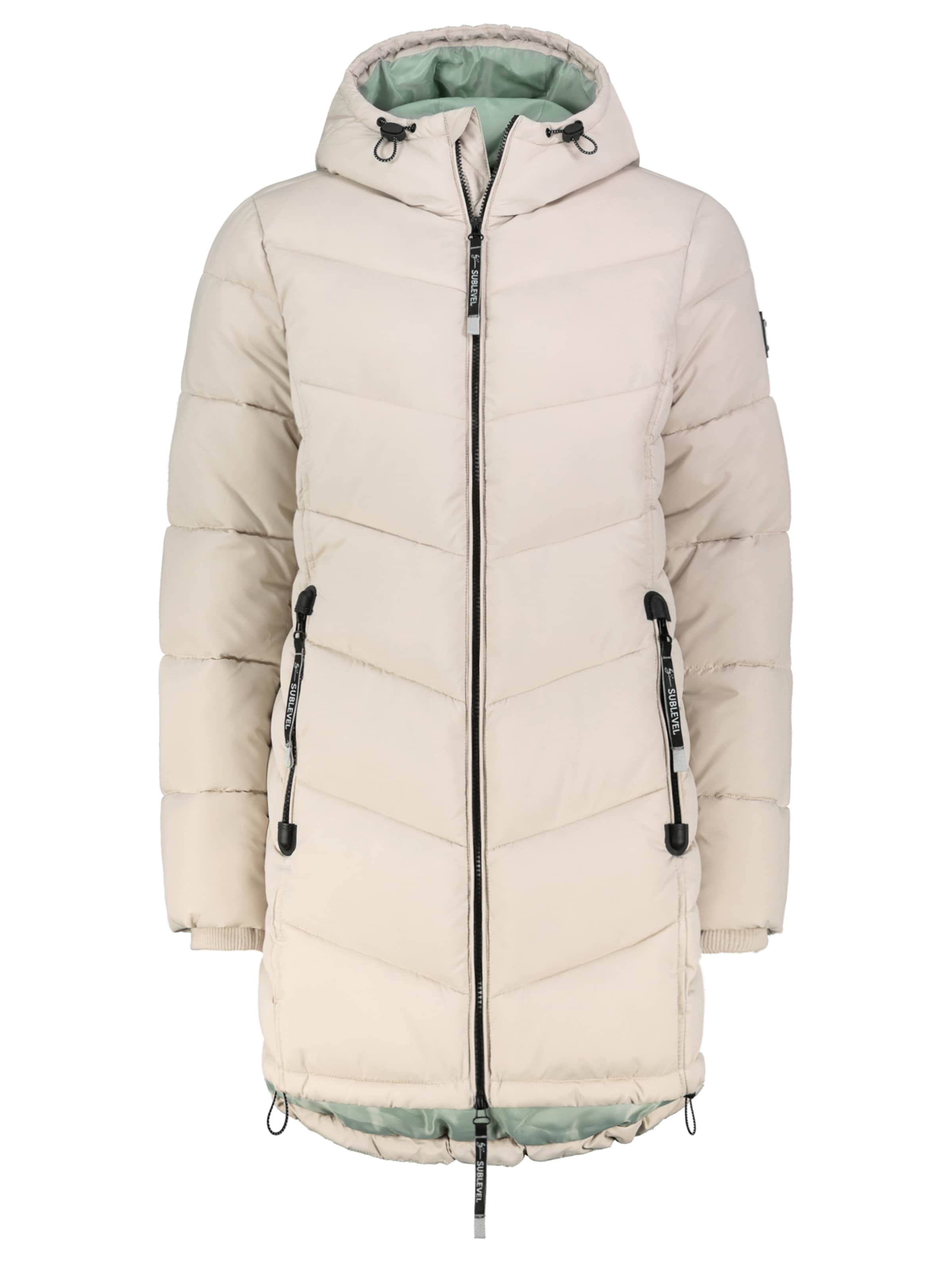 Sublevel Wintermantel in Beige: voorkant