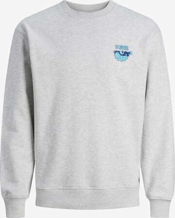 Sweat-shirt 'MAKI' JACK & JONES en gris : devant