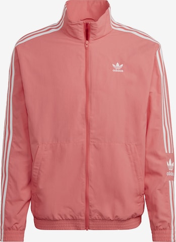 ADIDAS ORIGINALS Between-Season Jacket 'Adicolor Classics Lock-Up Trefoil' in Pink: front