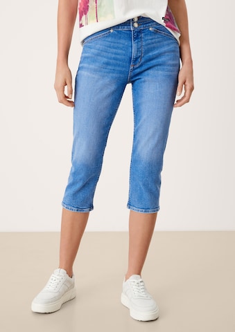 s.Oliver Slimfit Jeans in Blauw: voorkant