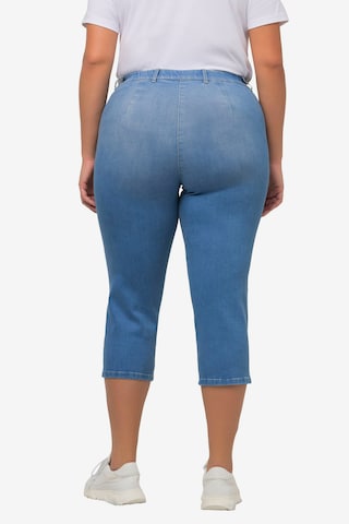 Coupe slim Jean Ulla Popken en bleu