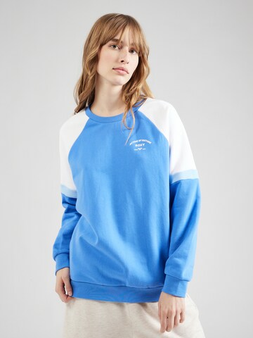 ROXY Sportief sweatshirt 'ESSENTIAL ENERGY' in Blauw: voorkant