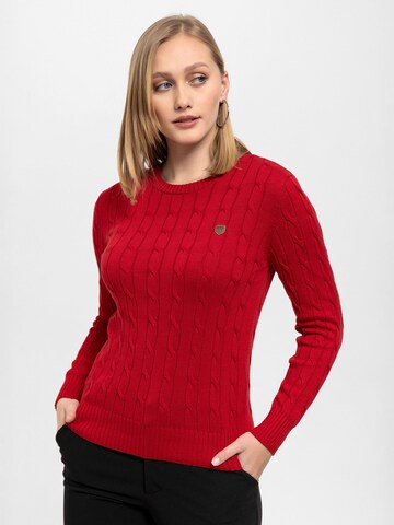 Pull-over Antioch en rouge